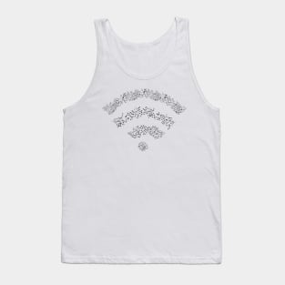 Music server, wifi icon Tank Top